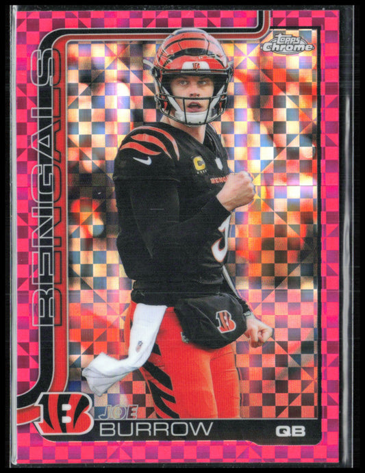Joe Burrow Pink X-Fractor