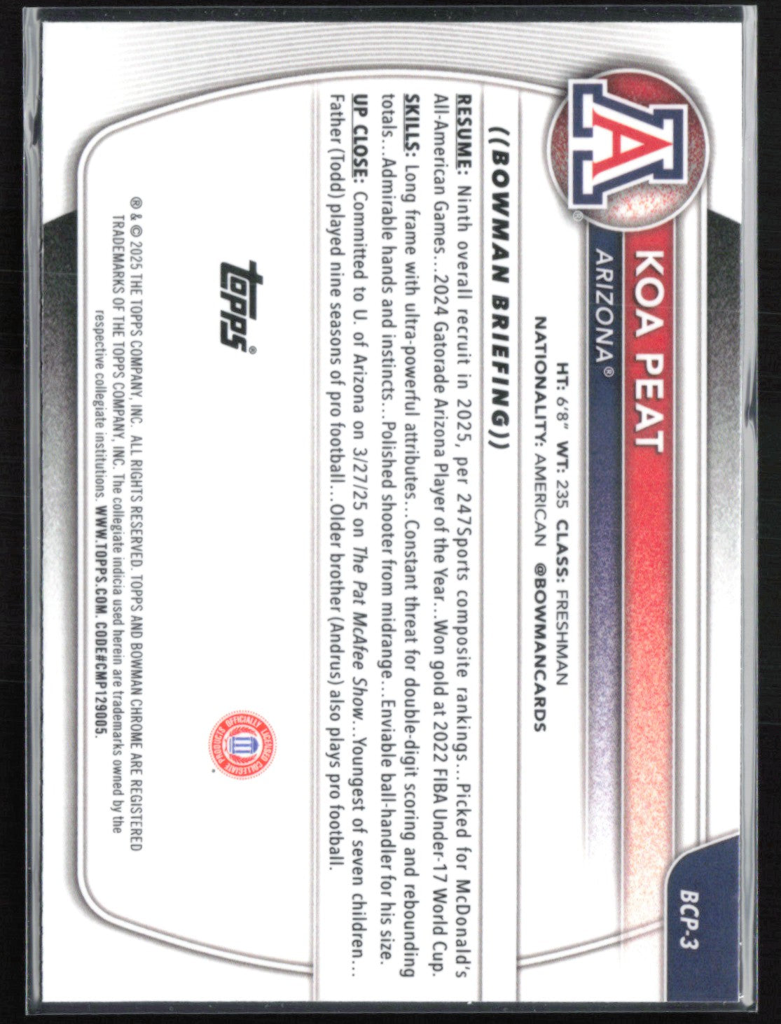 Koa Peat 1st Bowman Reptilian