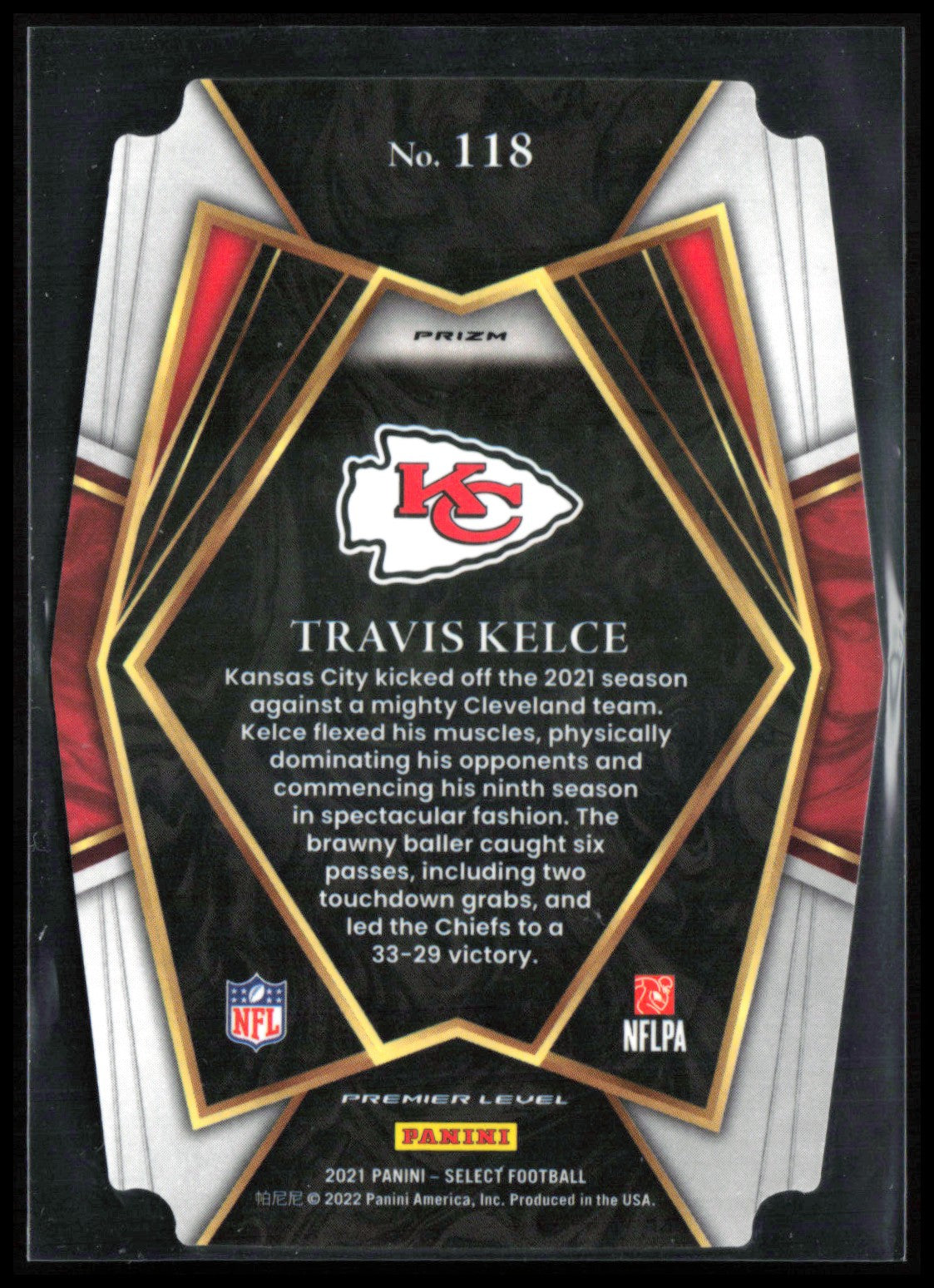 Travis Kelce Red Blue Die-Cut