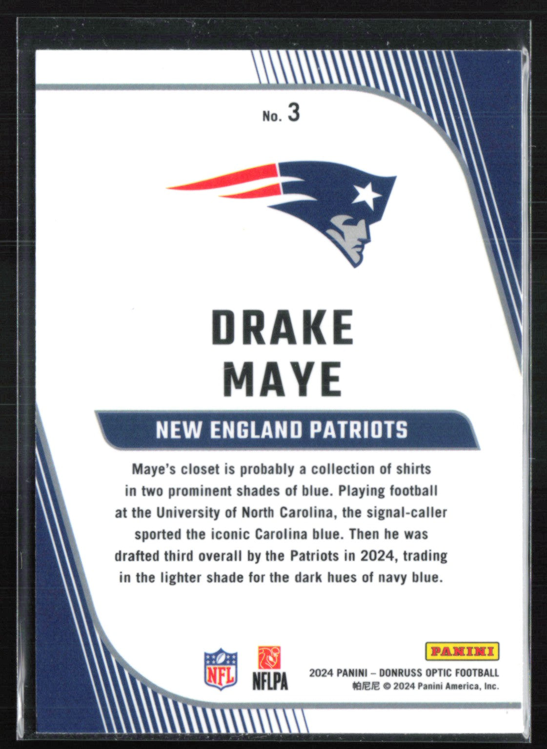 Drake Maye RC Primary Colors