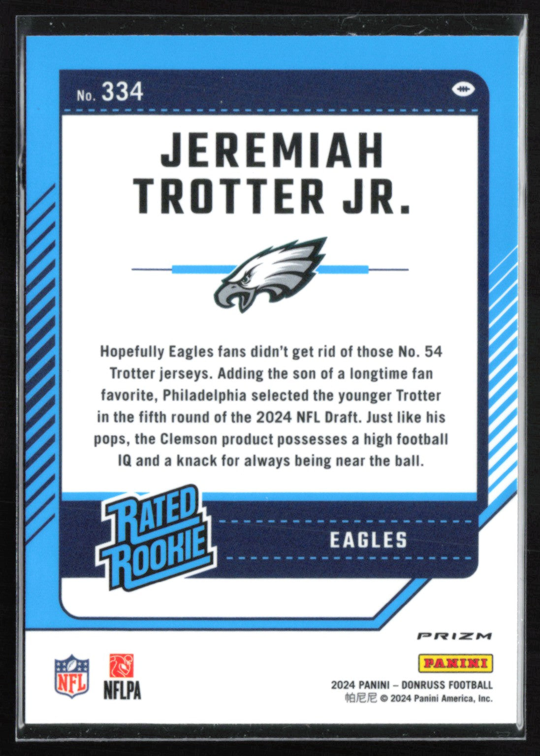 Jeremiah Trotter Jr. RC Red Wave