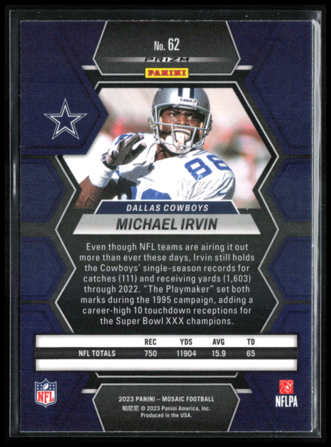 Michael Irvin Mosaic Prizm