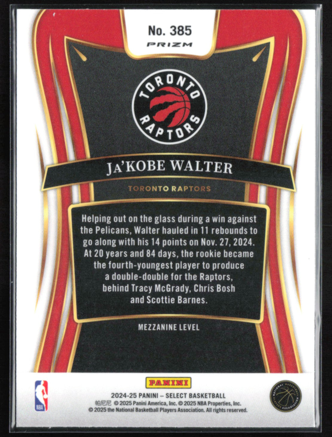 Ja'Kobe Walter RC Silver