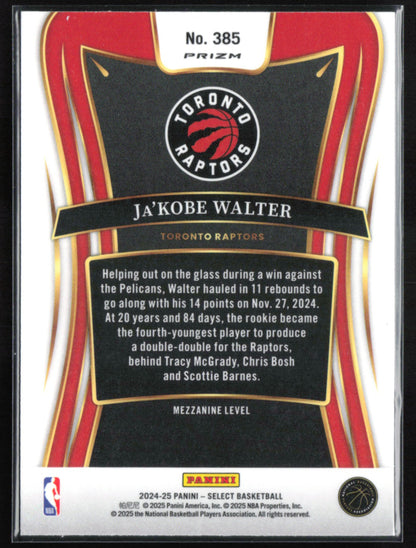 Ja'Kobe Walter RC Silver