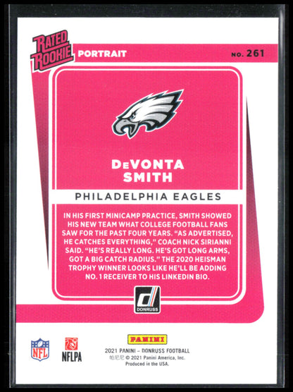 DeVonta Smith RC Portrait