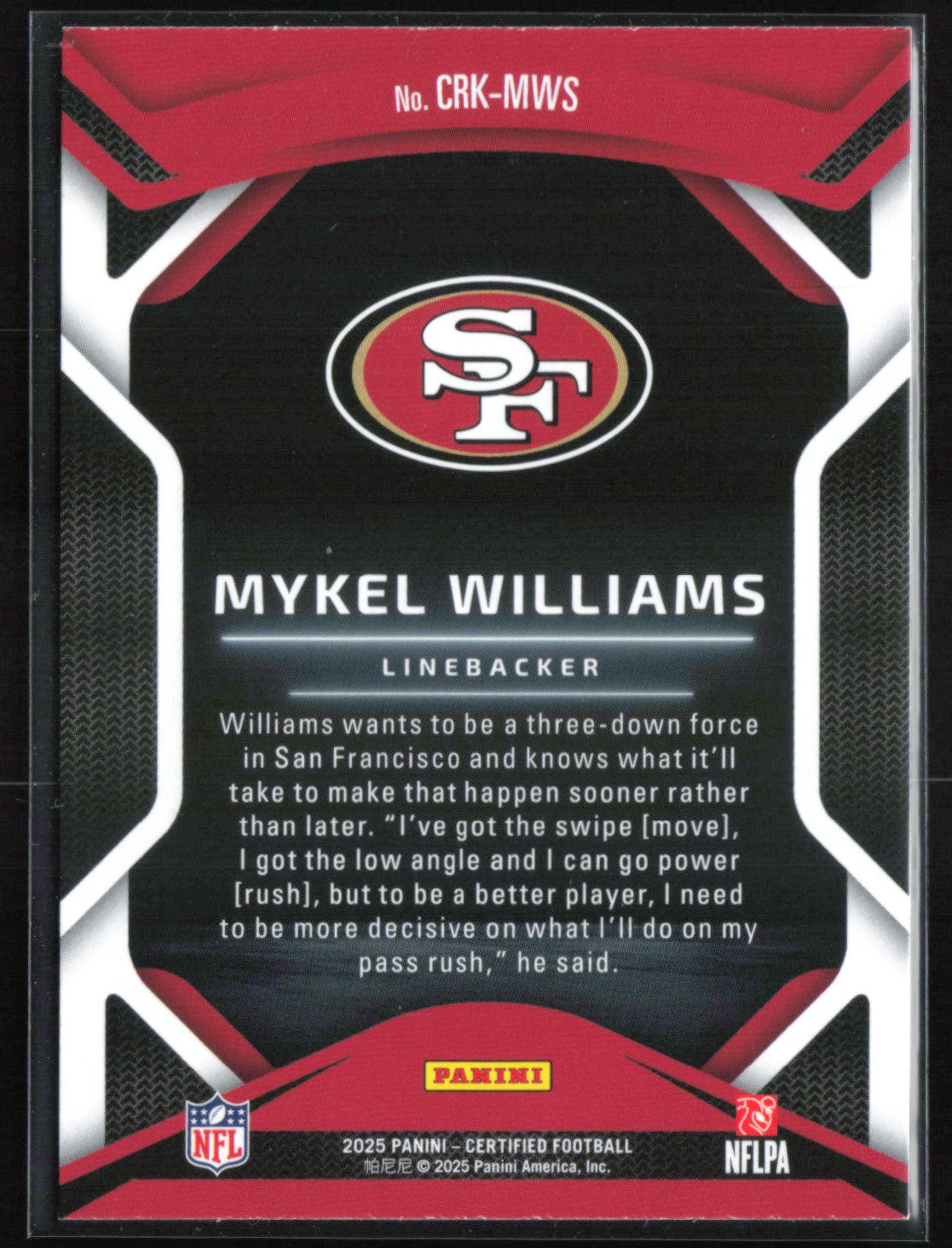 Mykel Williams RC