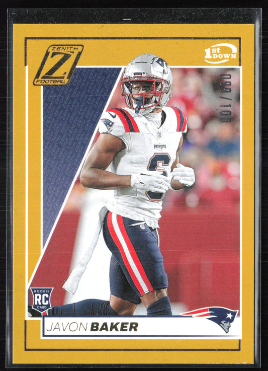 Javon Baker RC /100 1st Down