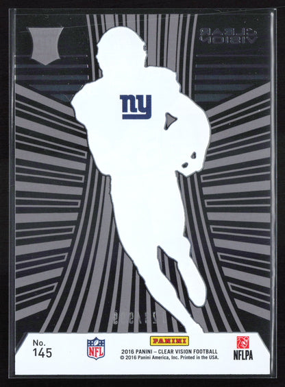 Sterling Shepard RC /999 Clear Vision