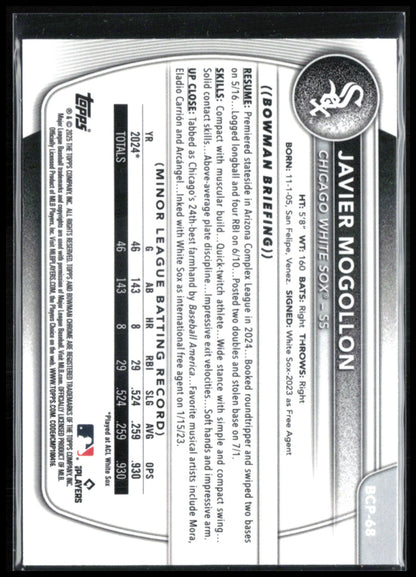 Javier Mogollon 1st Bowman Reptilian