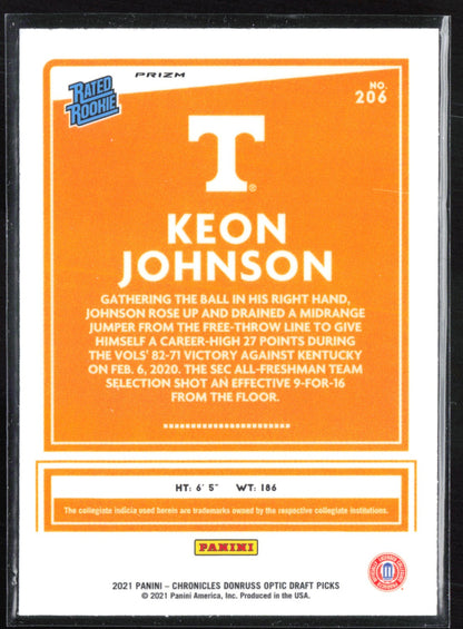 Keon Johnson RC Pink Foil