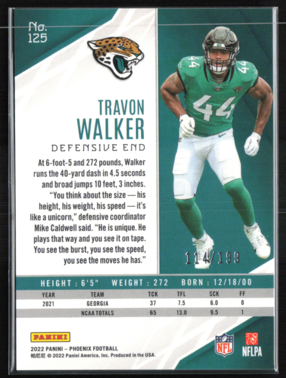 Travon Walker RC Pink /199