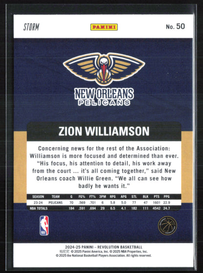 Zion Williamson Storm