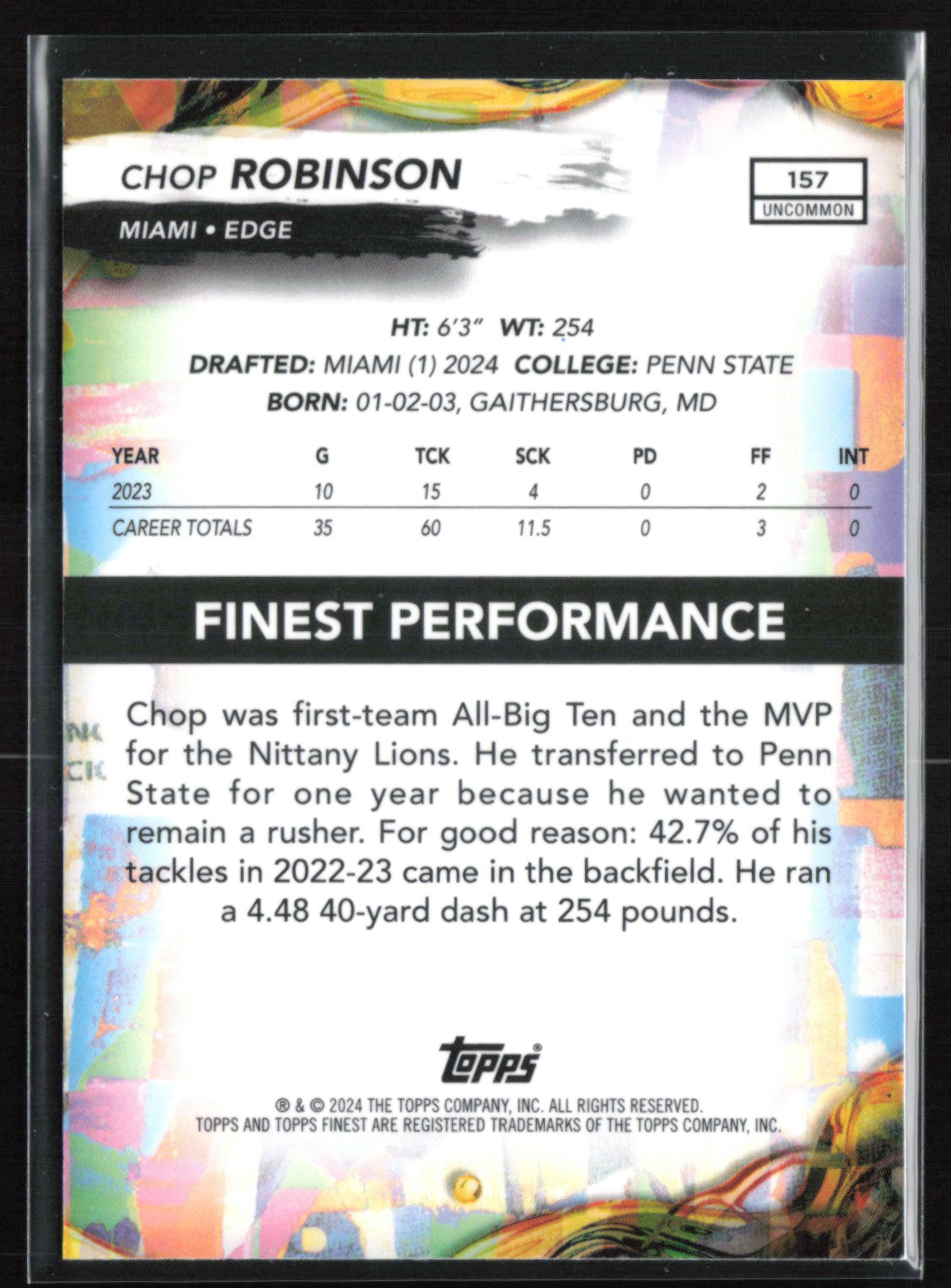 Chop Robinson RC Purple /200