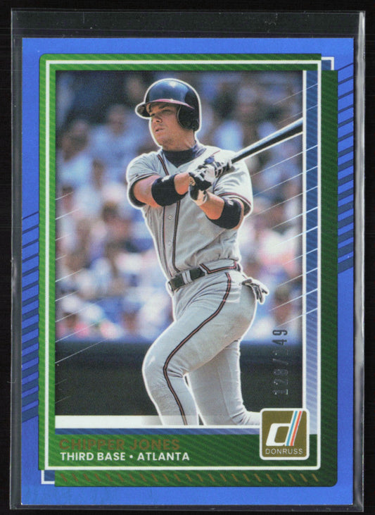 Chipper Jones Blue /249