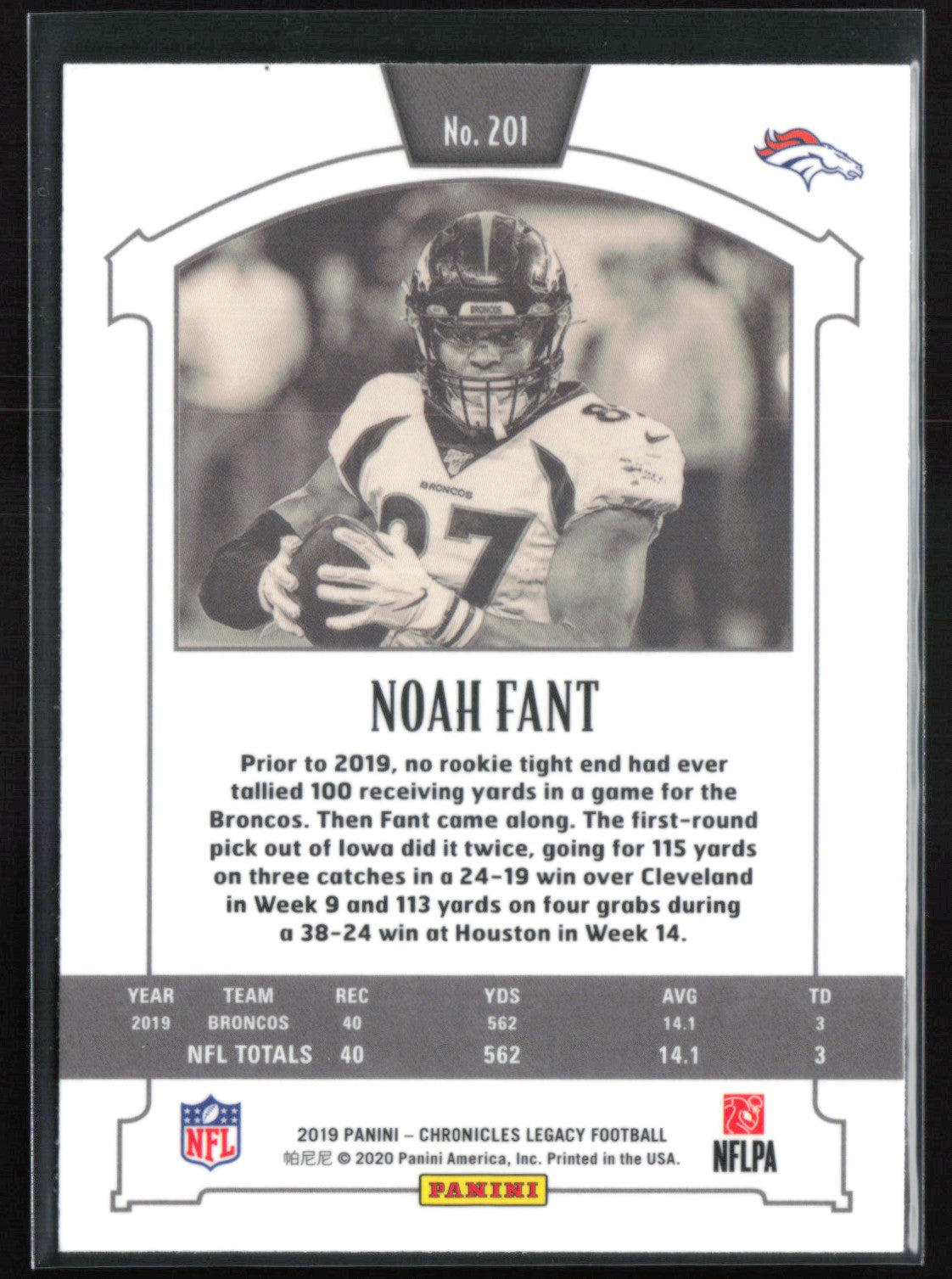 Noah Fant RC Silver