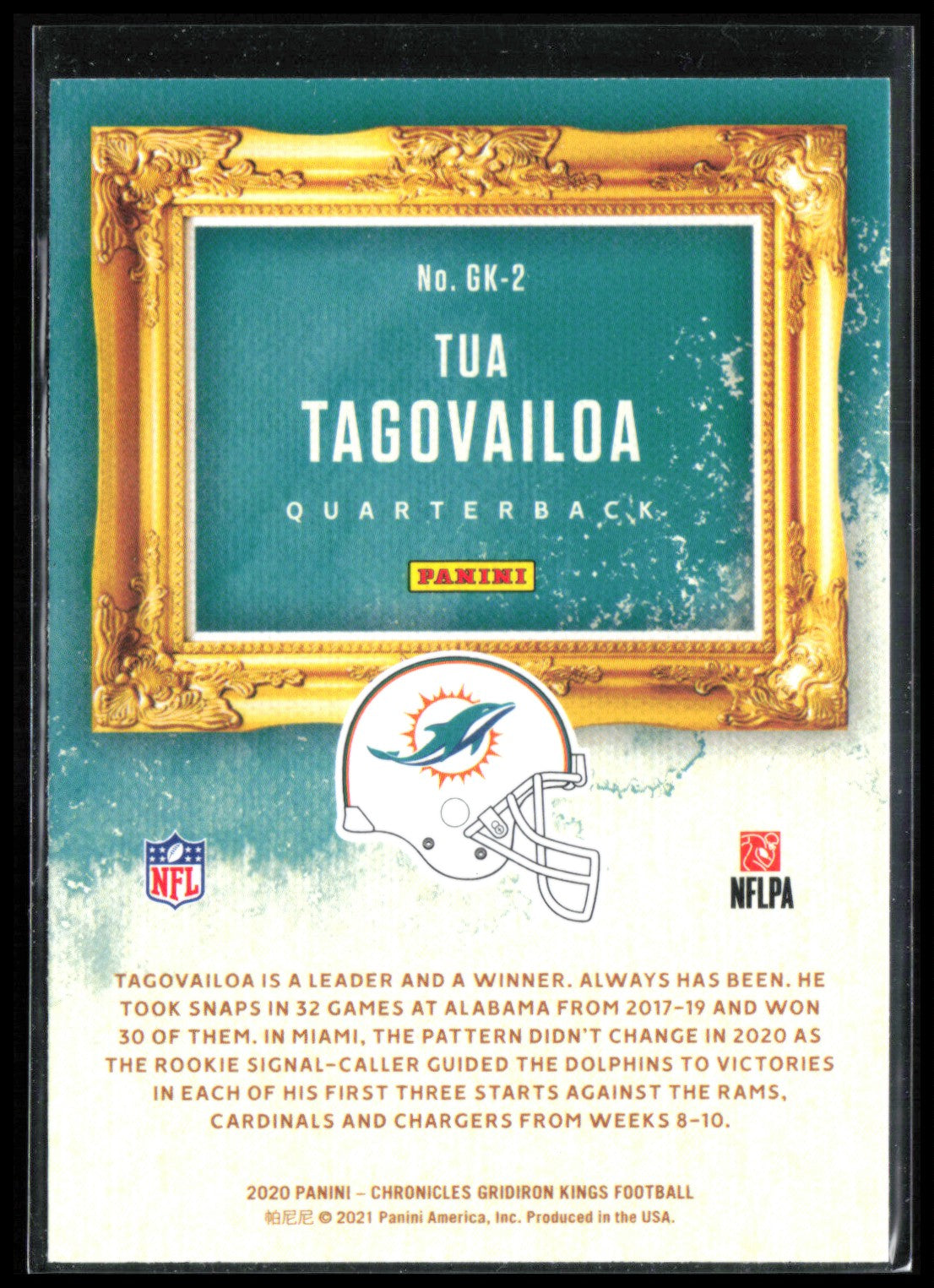Tua Tagovailoa RC Gridiron Kings