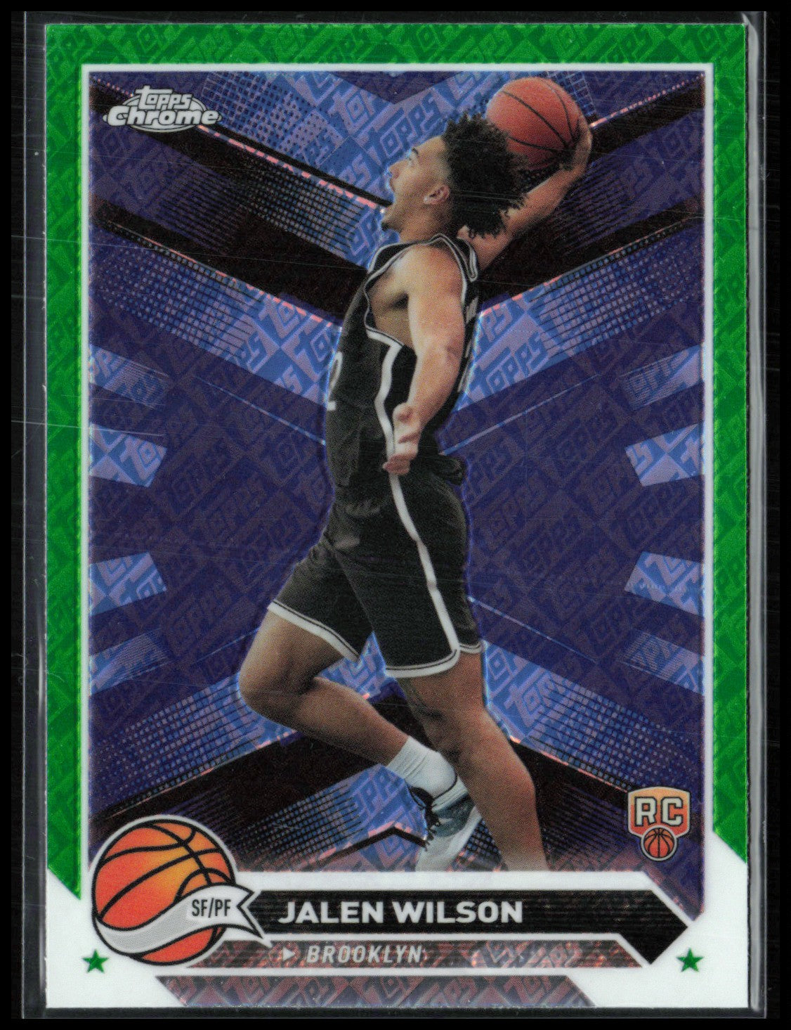 Jalen Wilson RC Green Logofractor