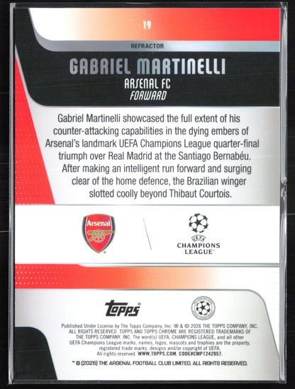 Gabriel Martinelli Refractor
