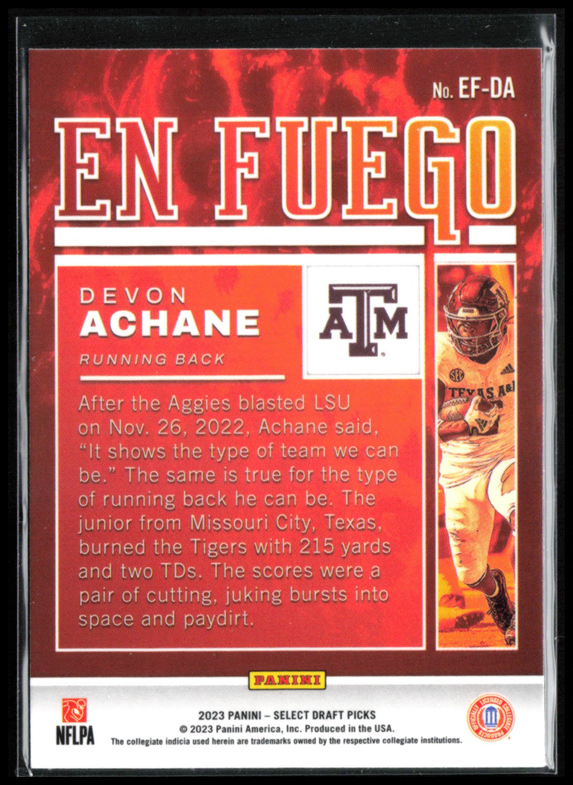De'Von Achane En Fuego