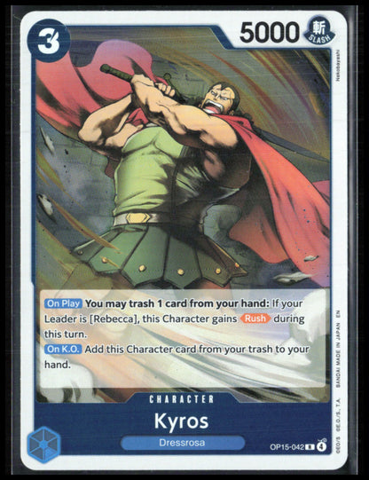 Kyros Rare Holo (One Piece)