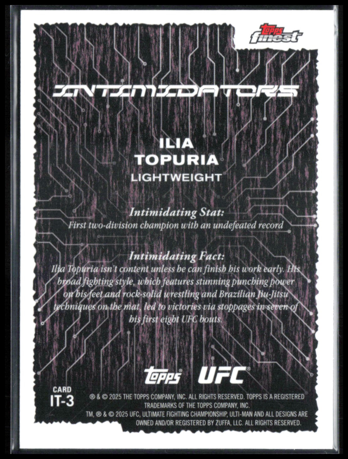 Ilia Topuria Intimdators