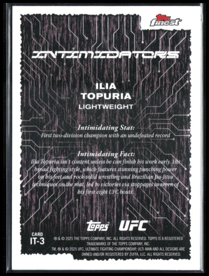 Ilia Topuria Intimdators