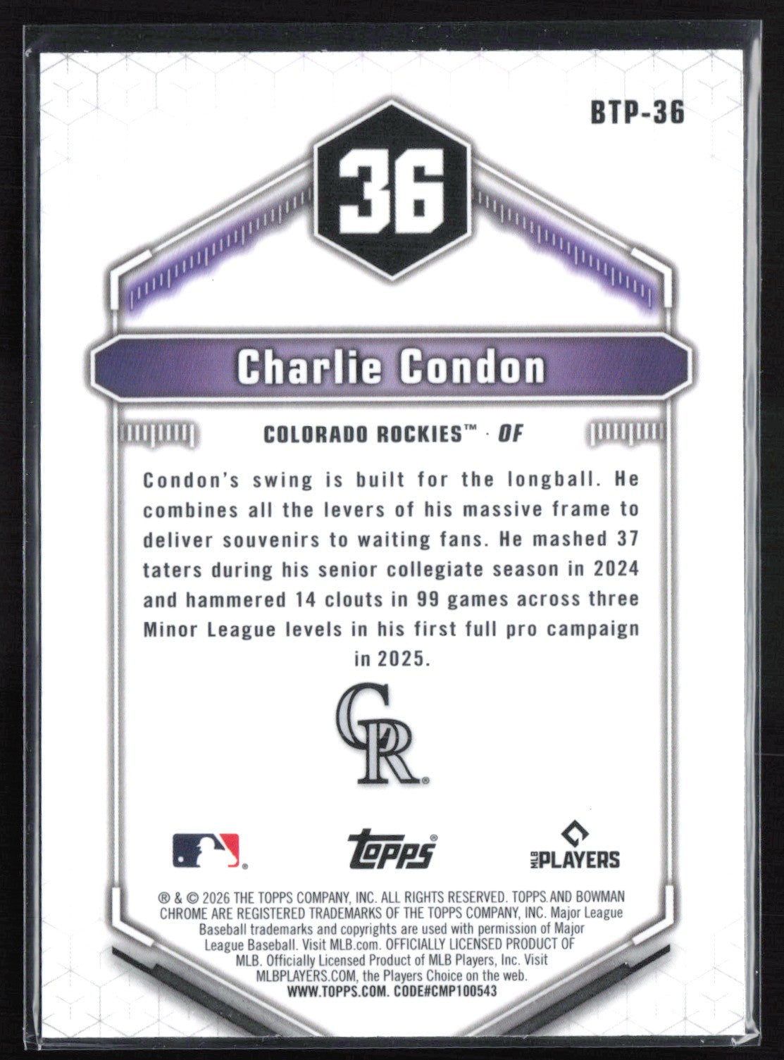 Charlie Condon Top 100