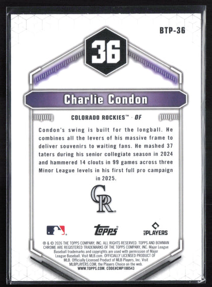 Charlie Condon Top 100