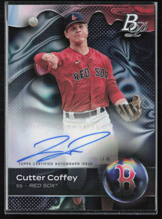 Cutter Coffey Auto 2023 Bowman Platinum Top Prospect