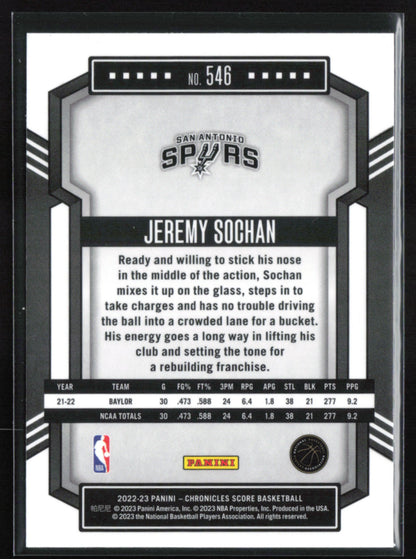 Jeremy Sochan RC