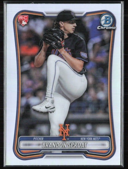 Brandon Sproat RC Red Rookie Logo