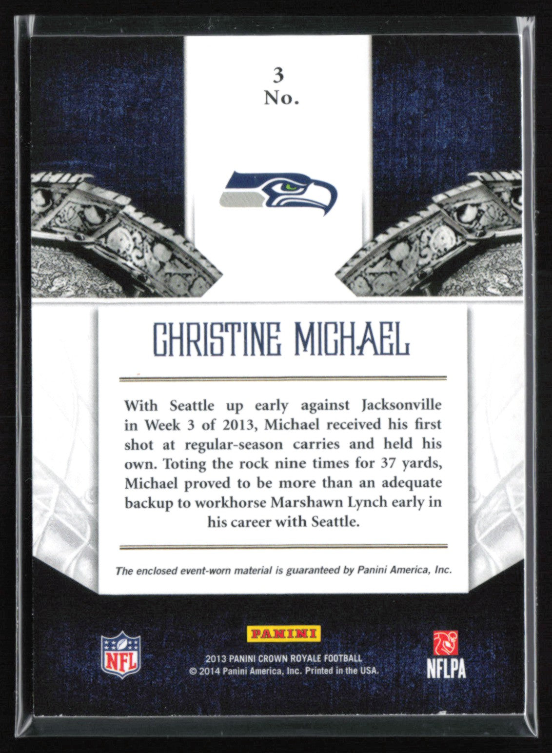 Christine Michael RC /299 Mem