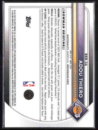 Adou Thiero RC Red Rookie Logo