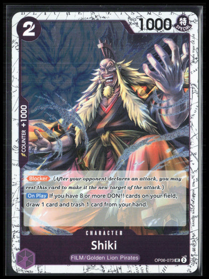 Shiki Uncommon Holo (One Piece)