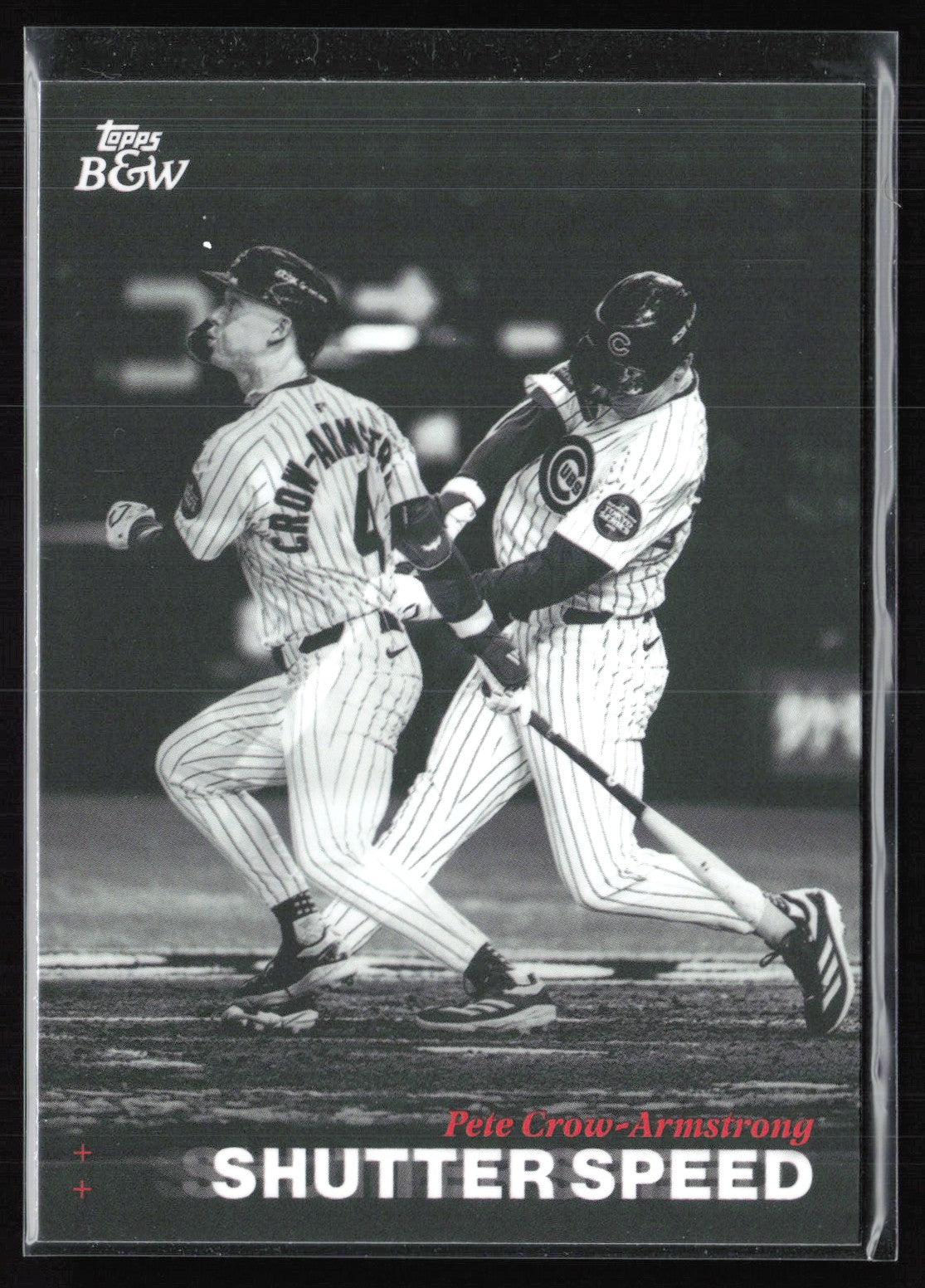 Pete Crow-Armstrong Shutter Speed Topps B&W