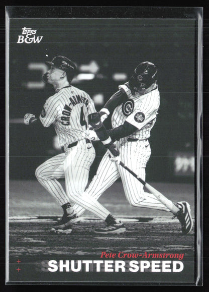 Pete Crow-Armstrong Shutter Speed Topps B&W