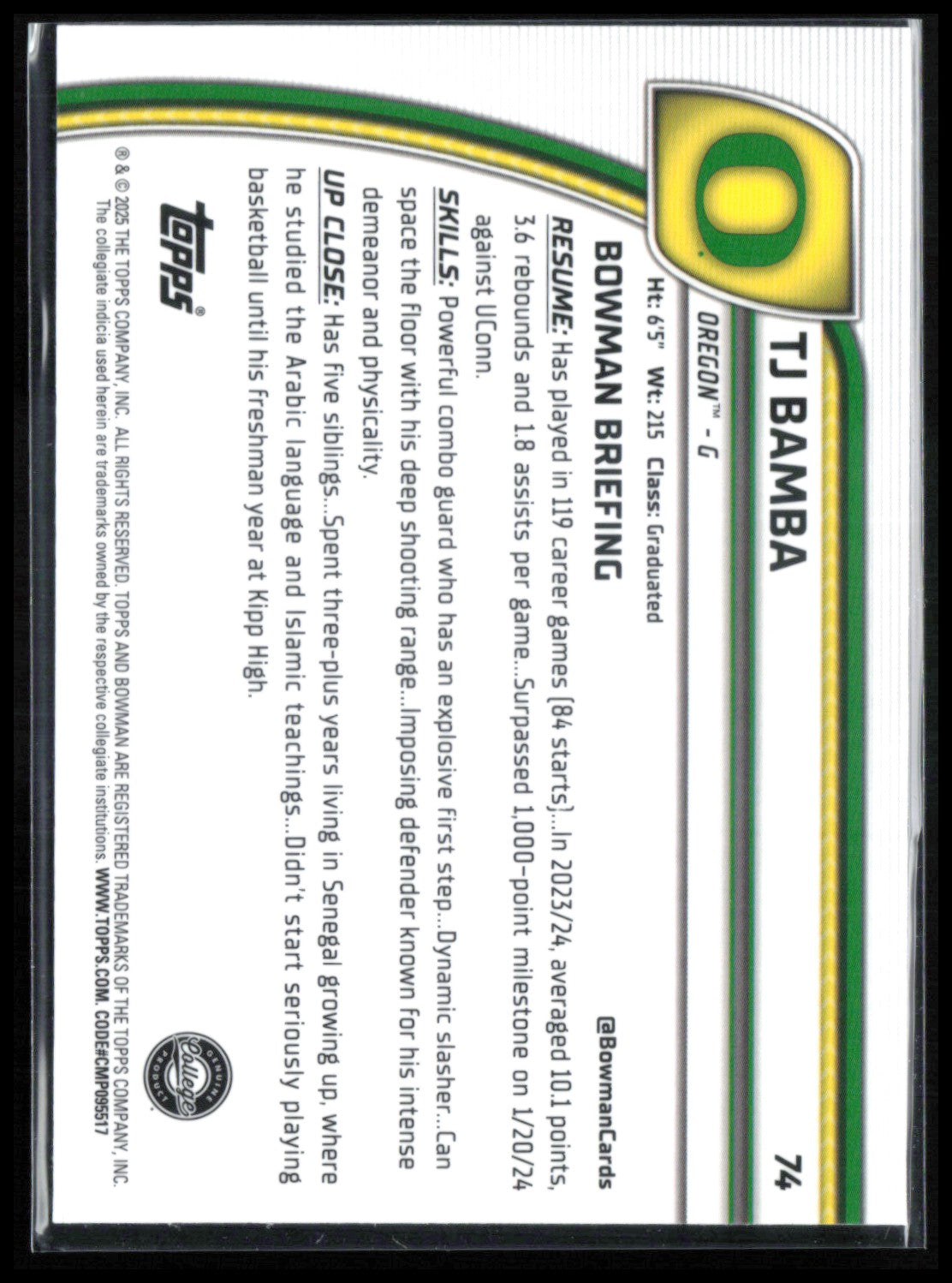 TJ Bamba Green Shimmer