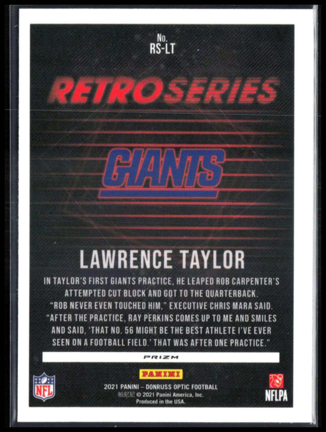 Lawrence Taylor Holo