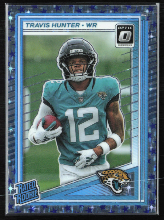 Travis Hunter RC Stars Holo Optic Rated Rookie