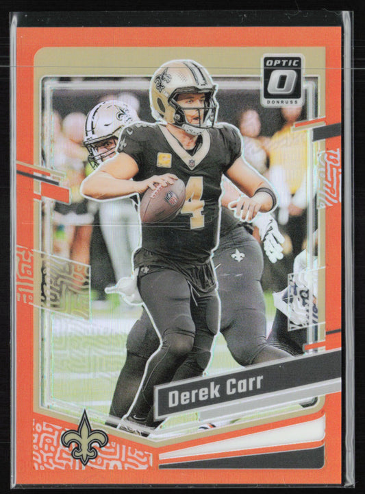 Derek Carr Orange Holo /249