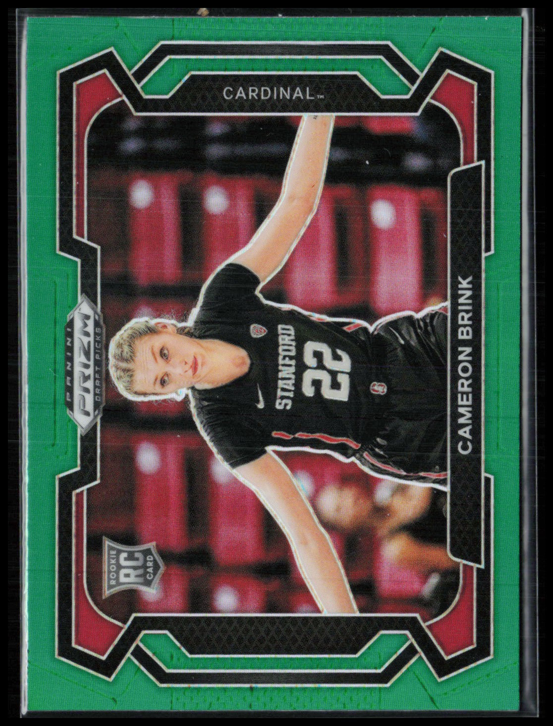 Cameron Brink RC Green Prizm Variation