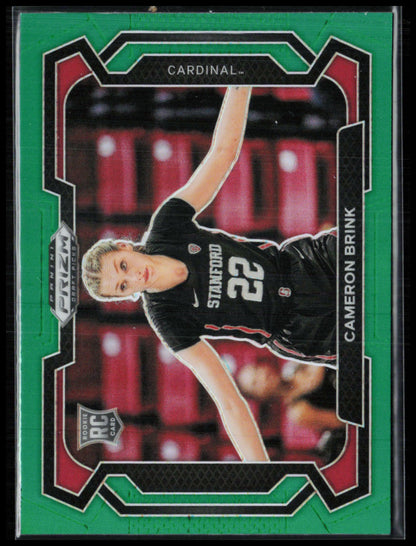 Cameron Brink RC Green Prizm Variation