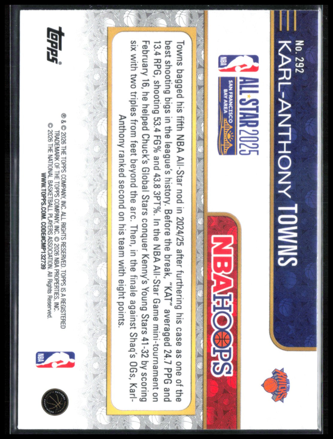 Karl-Anthony Towns Basketball Parallel