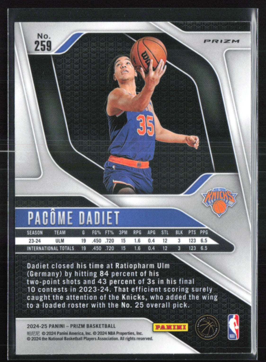 Pacome Dadiet RC Pink Cracked Ice