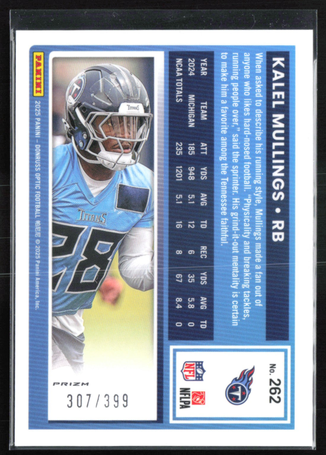 Kalel Mullings RC Blue /399 Holo