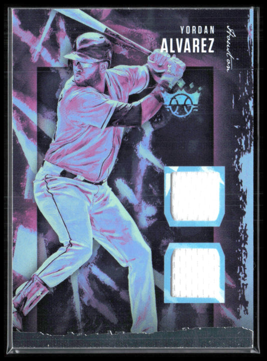 Yordan Alvarez Dual Player-Worn Relic 2020 Diamond Kings
