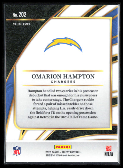 Omarion Hampton RC Club Level