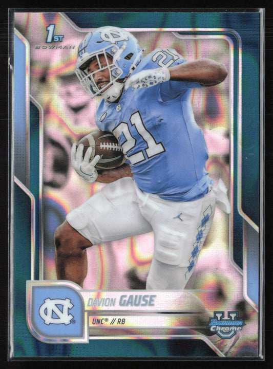 Davion Gause 1st Bowman Blue Lava