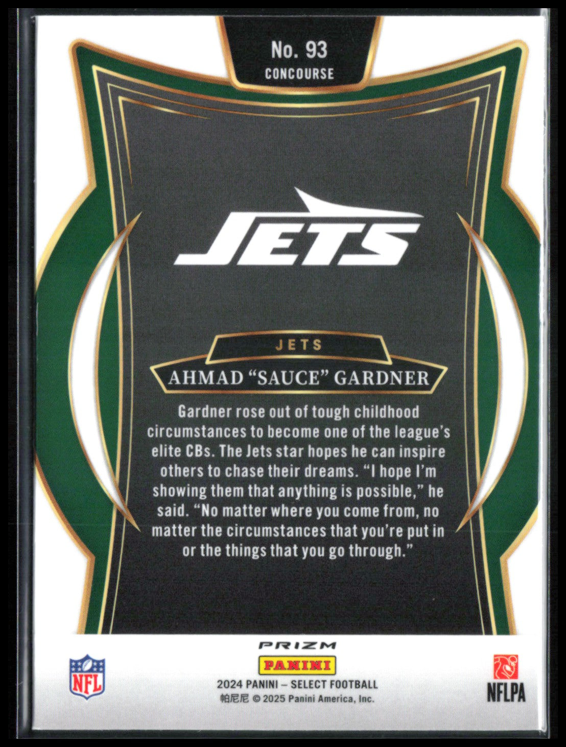 Ahmad Sauce Gardner RWB Shock