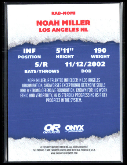 Noah Miller Auto Onyx Rips